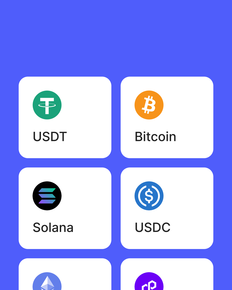 Buying crypto in the Sinbad app